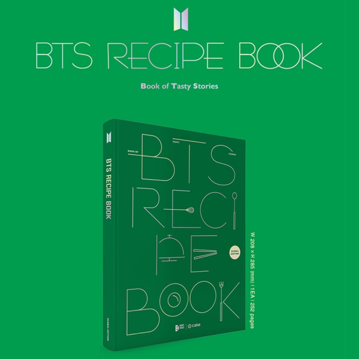 BTS OFFICIAL RECIPE BOOK + BTS Mini Photo Frame – K-STAR