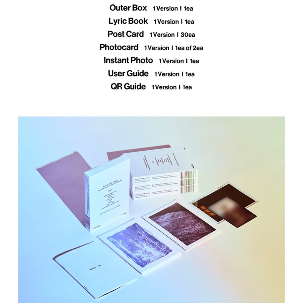 BTS RM - INDIGO Postcard Edition (Weverse Ver) – K-STAR