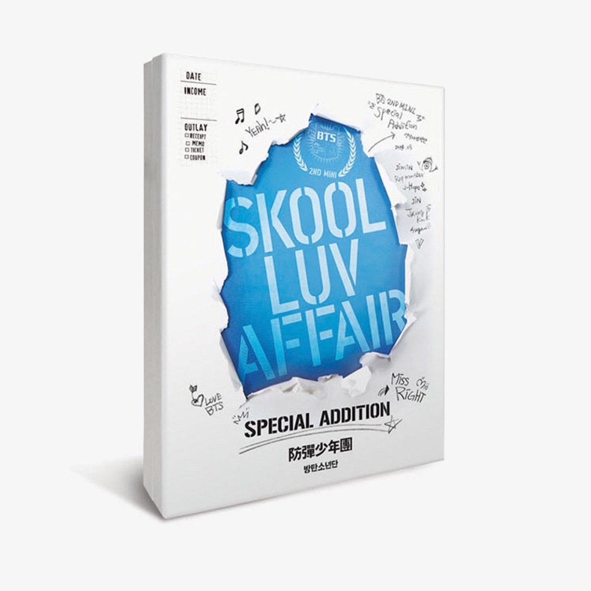 BTS - Skool Luv Affair 2nd Mini Special Addition CD+DVD (Free ...