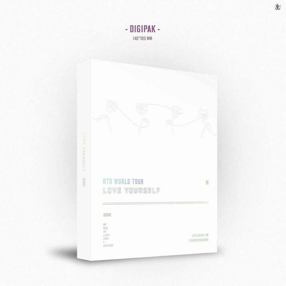 BTS World Tour LOVE YOURSELF in Seoul DVD Blu Ray Free Shipping