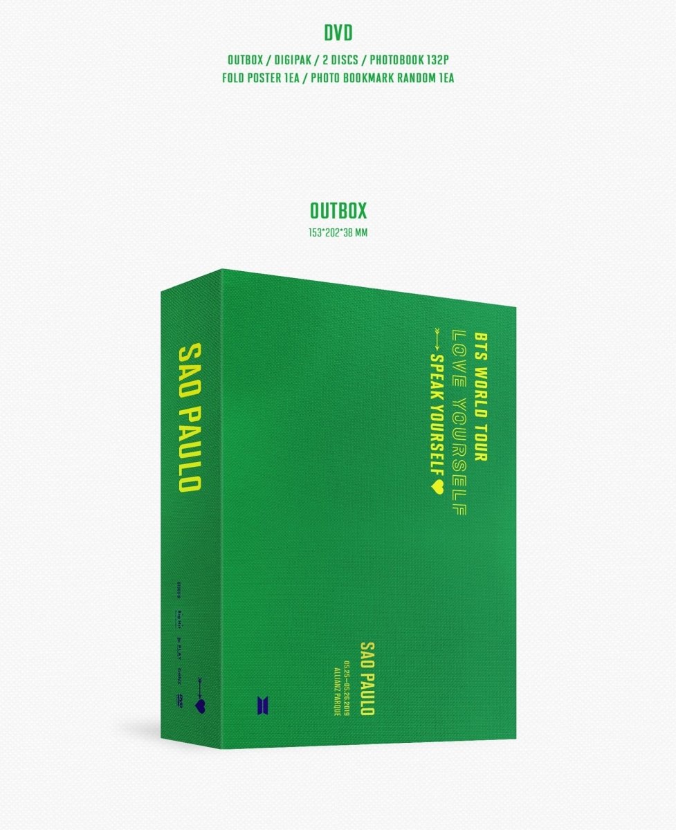 BTS World Tour SPEAK YOURSELF in SAO PAULO DVD (Free Shipping) – K 