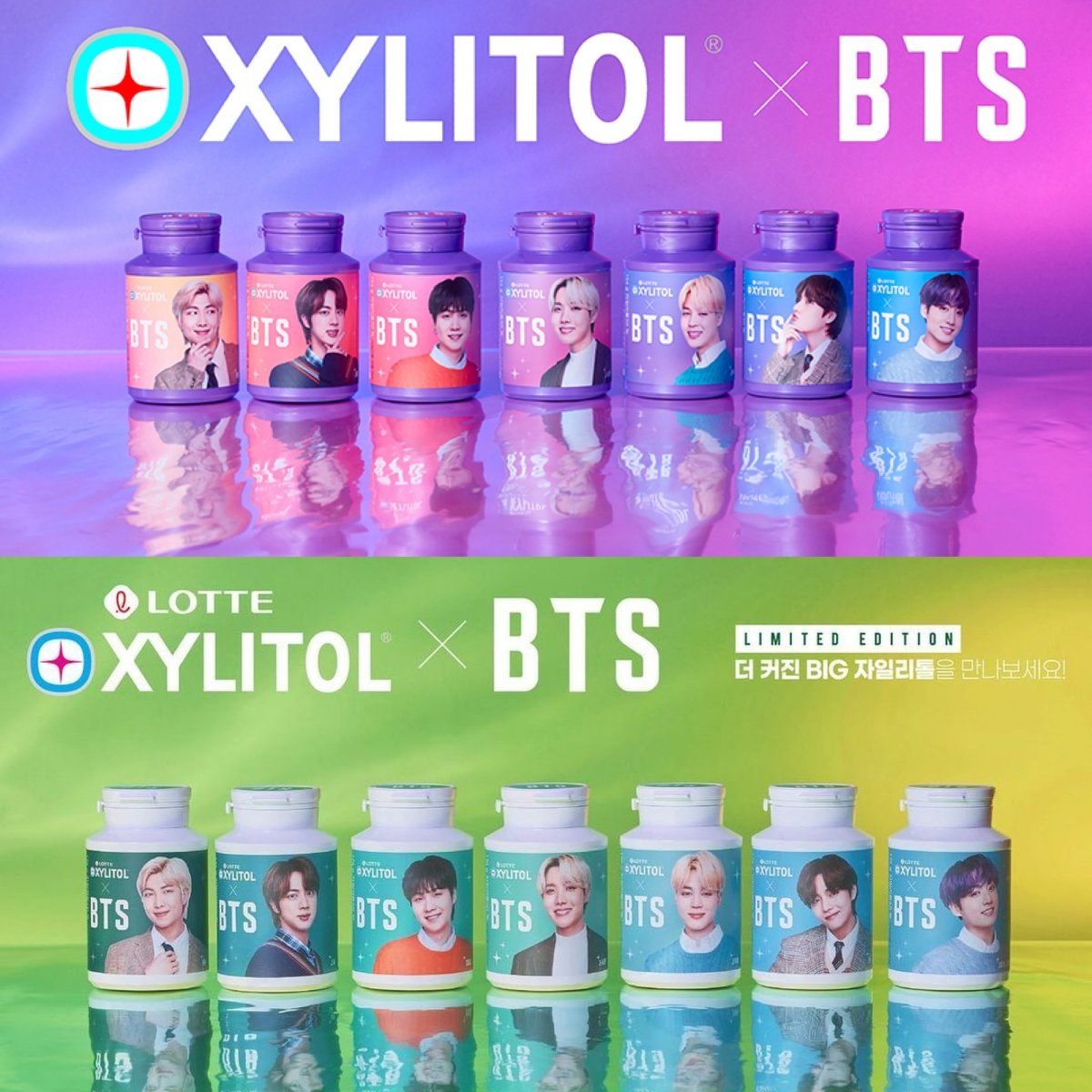 BTS x XYLITOL Collaboration Official Special Edition (Chewing Gum