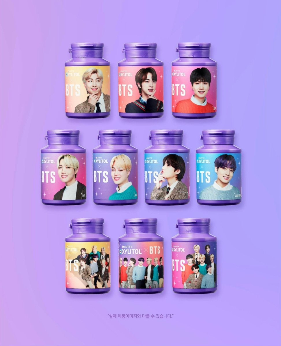 BTS x XYLITOL Collaboration Official Special Edition (Chewing Gum) - K-STAR
