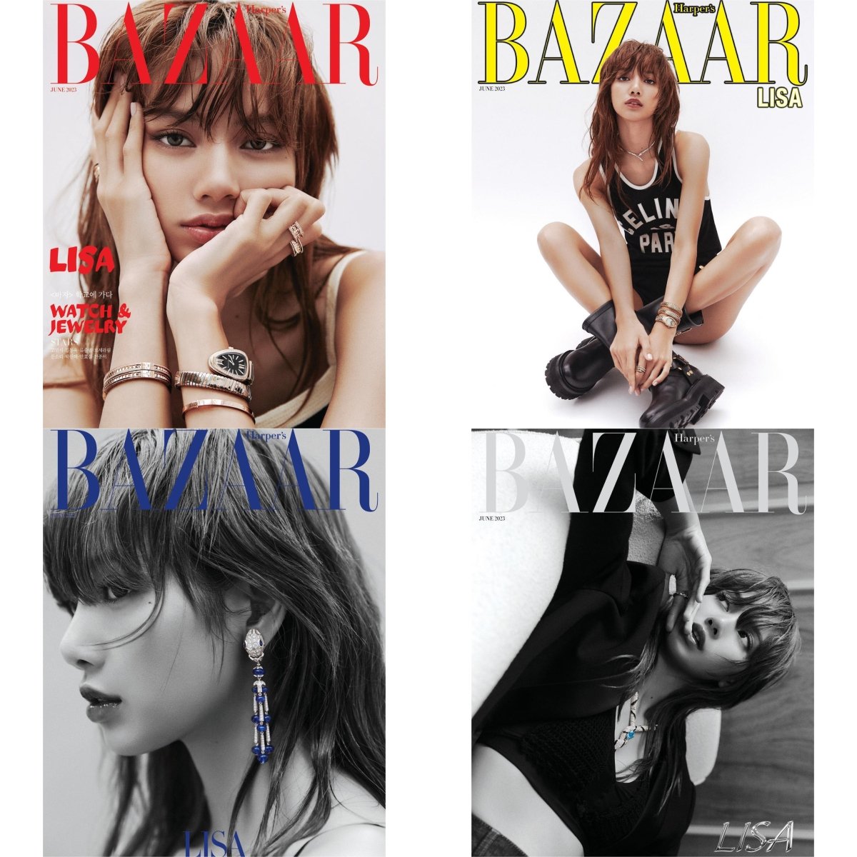 HARPER's BAZAAR KOREA - BLACKPINK LISA 2023 June Cover – K-STAR