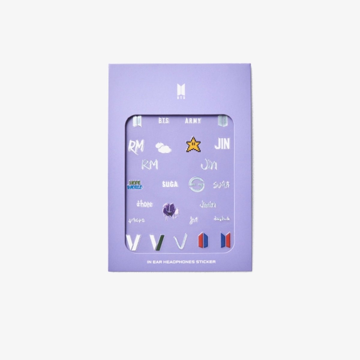 HYBE INSIGHT - BTS Official IN EAR Headphones STICKERS – K-STAR
