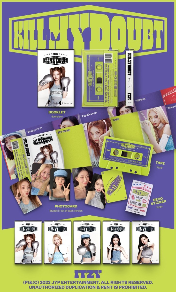 ITZY - Kill My Doubt Cassette Version ( 7th Mini Album ) - K-STAR
