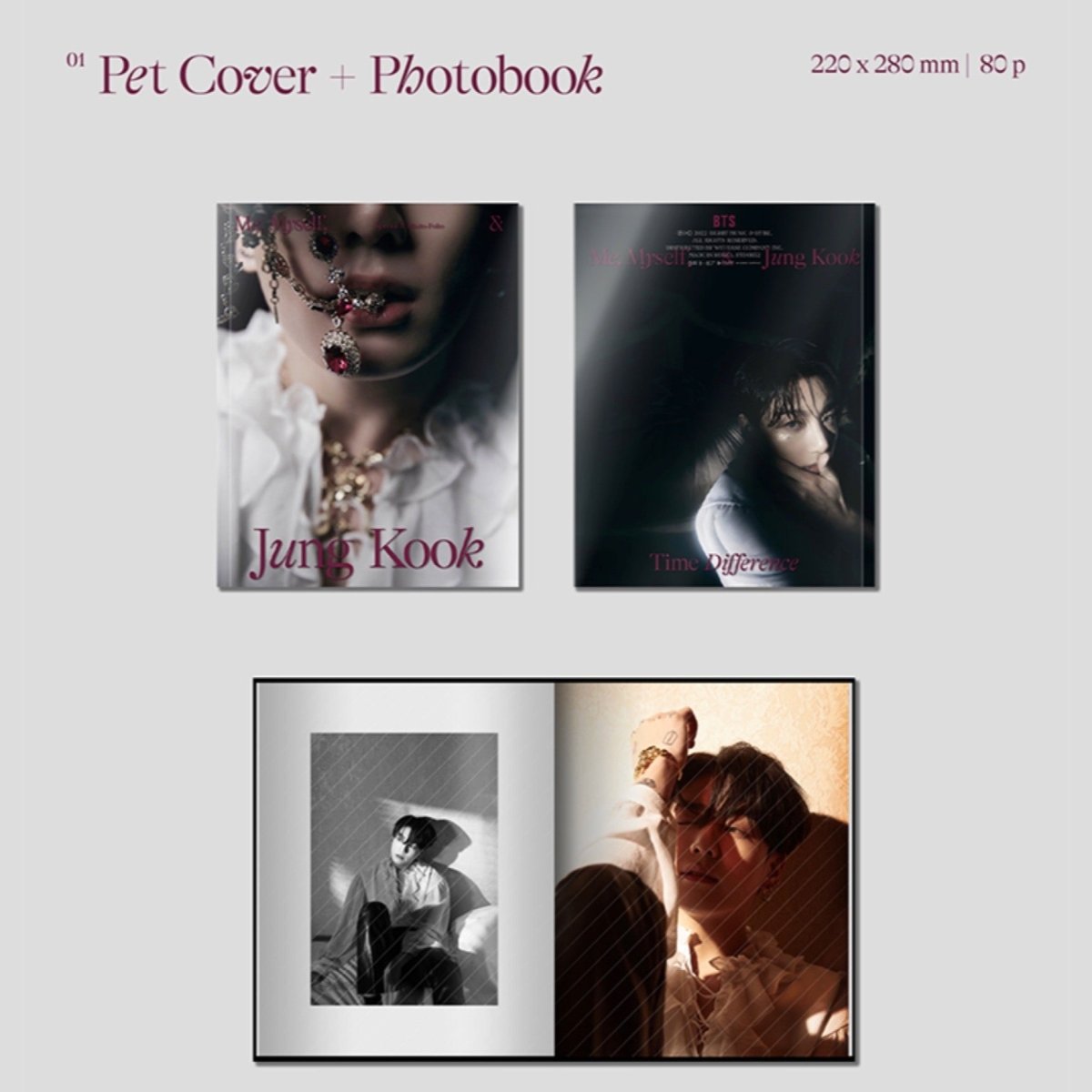 JUNGKOOK - Special 8 Photo Folio Me, Myself, and Jungkook - Time