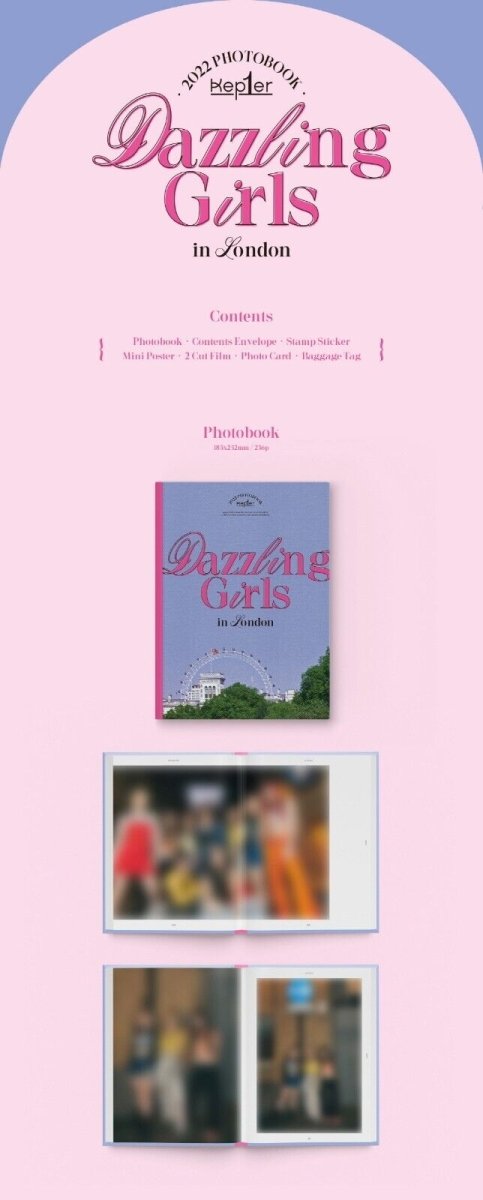 Kep1er - Kep1er 2022 Photobook Dazzling Girls in London