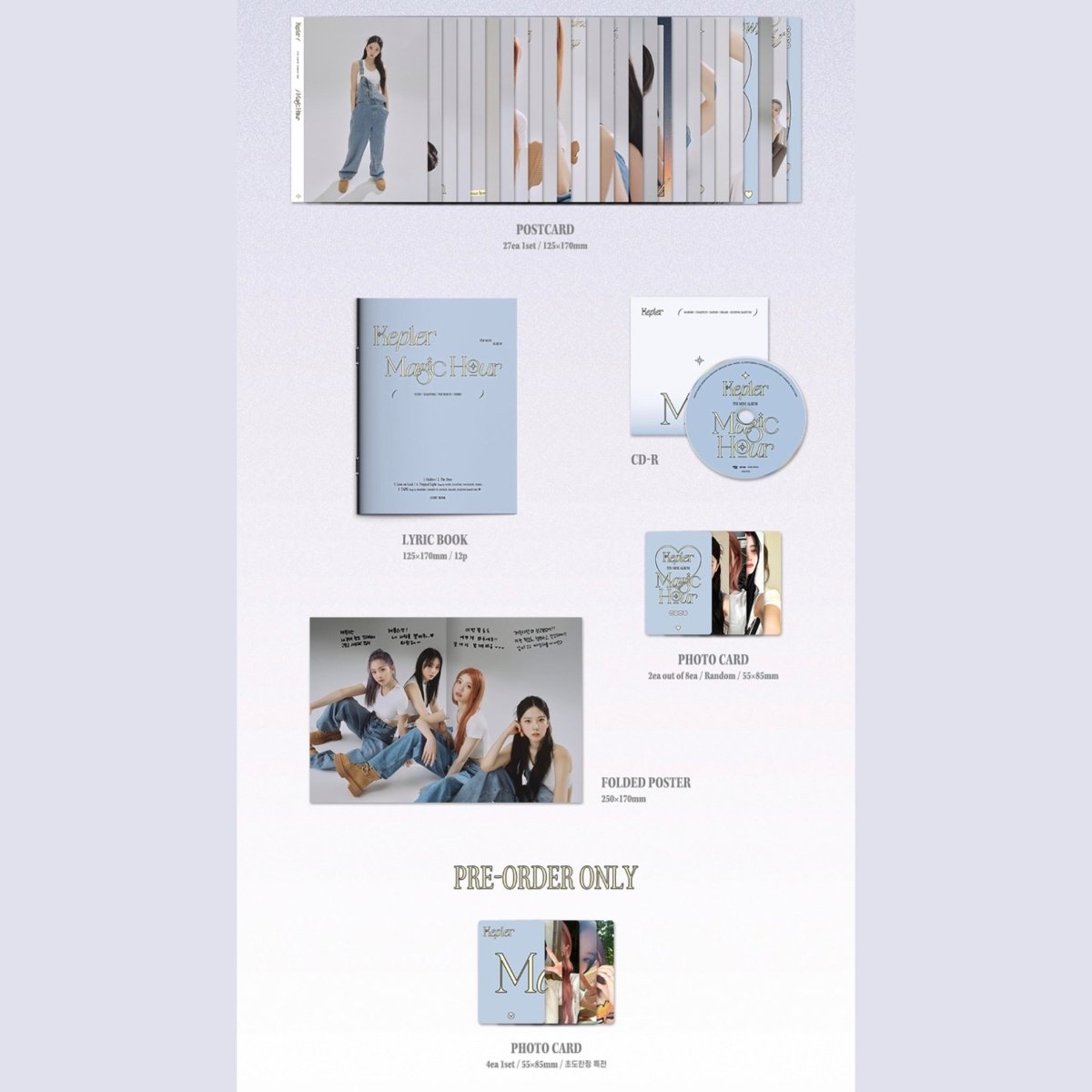 KEP1ER - MAGIC HOUR 5th Mini album Unit Version - K-STAR