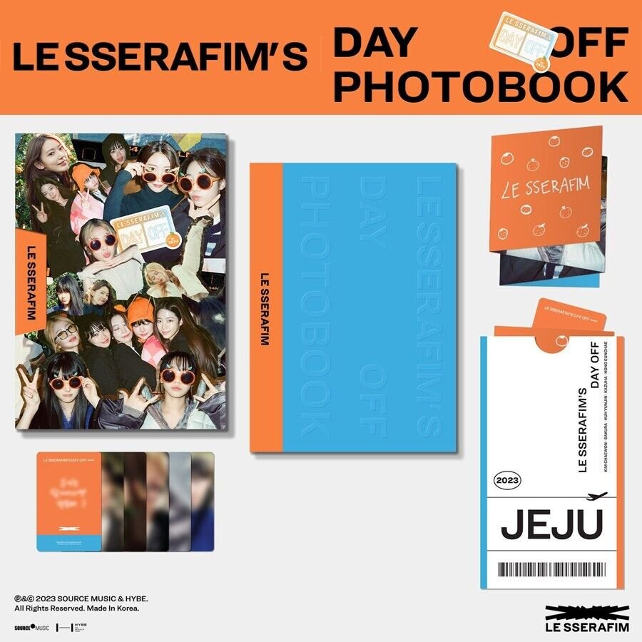 LE SSERAFIM Photobook WEVERSE Gift Ver 'Giorno Libero A Jeju' – Edizione Limitata