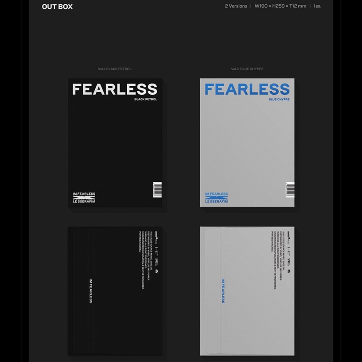 LE SSERAFIM - FEARLESS 1st Mini Album – K-STAR