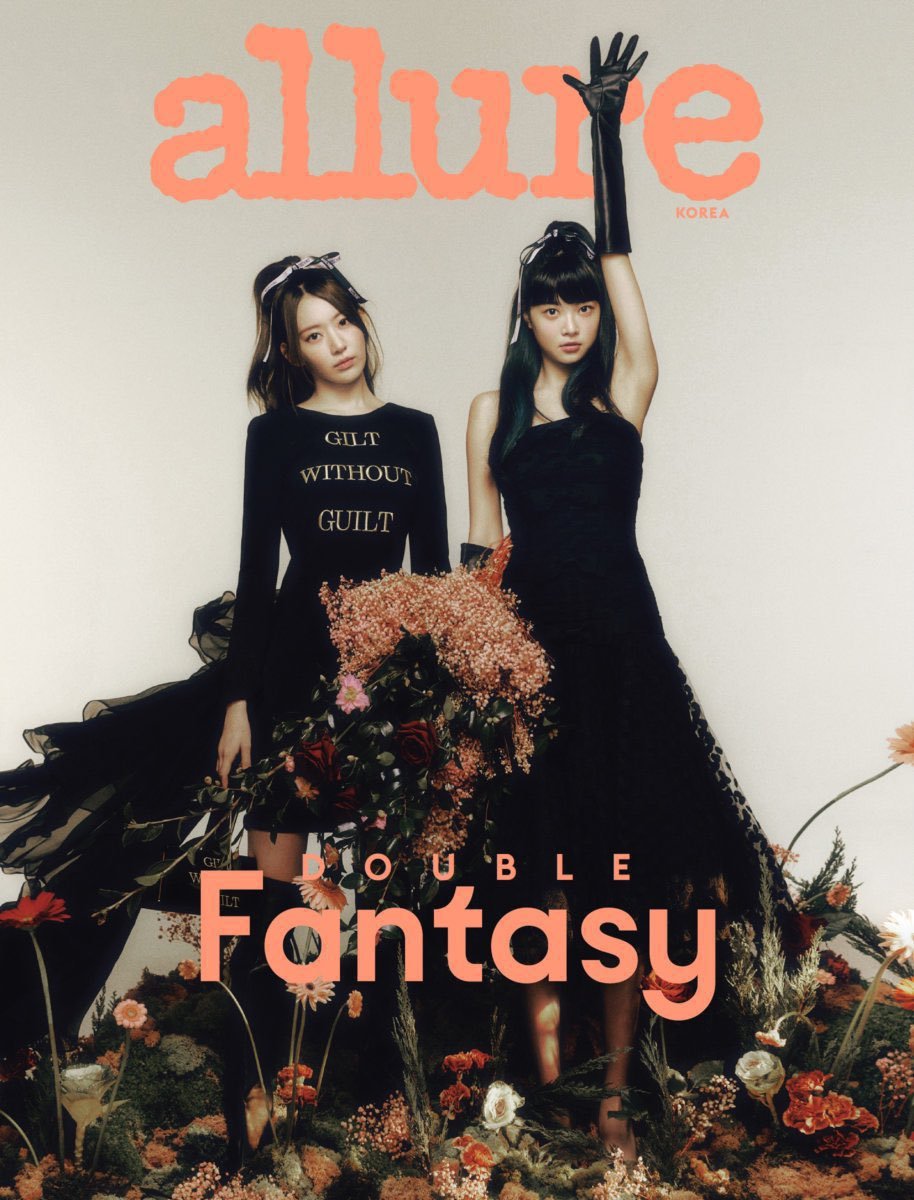 LE SSERAFIM SAKURA & EUNCHAE - Allure Korea Magazine December 2022 - K-STAR