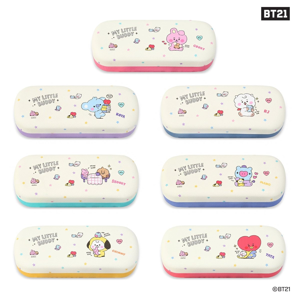 LINE X BT21] BT21 Baby My Little Buddy Glasses Case Set – K-STAR