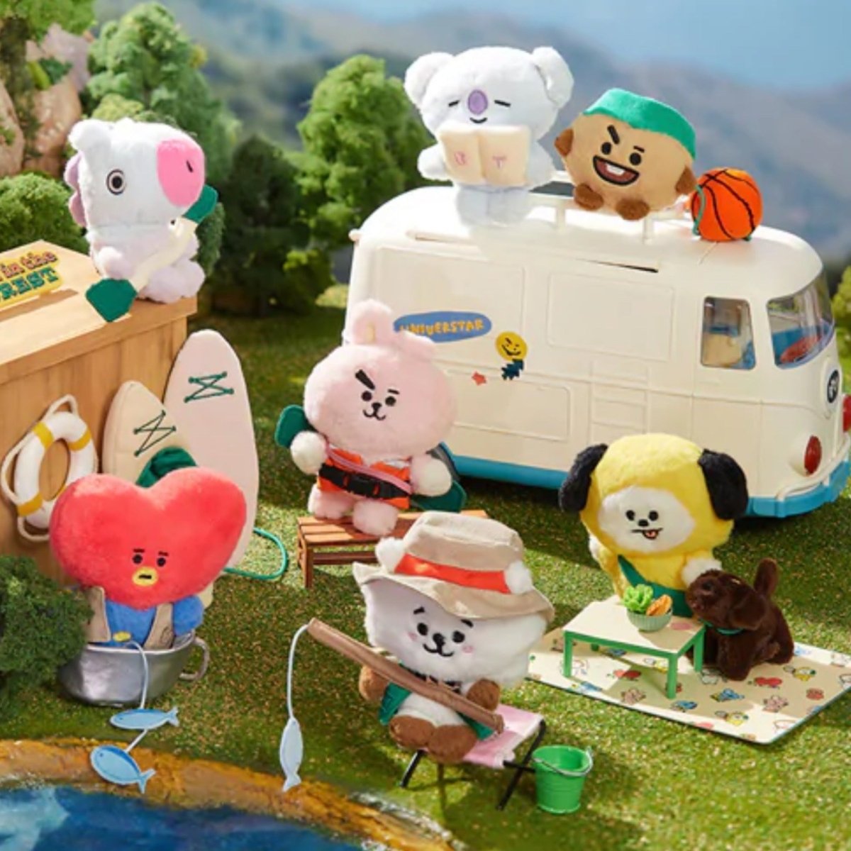 LINE X BT21] BT21 In The Forest Doll – K-STAR