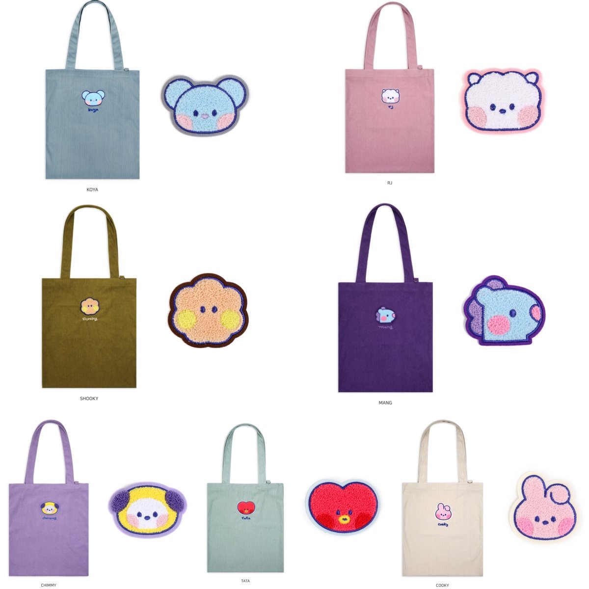 LINE X BT21] BT21 Minini Boucle Eco Bag – K-STAR