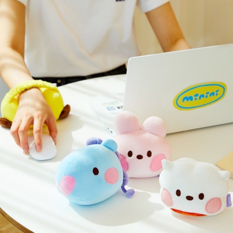 LINE X BT21] BT21 Minini Face Big Cushion + Free Express Shipping – K-STAR