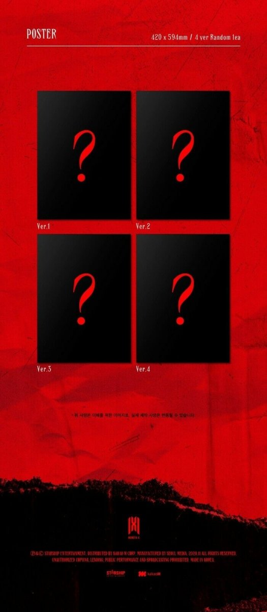 MONSTA X - Fatal Love (You can Choose Ver. + Free Shipping) - K-STAR