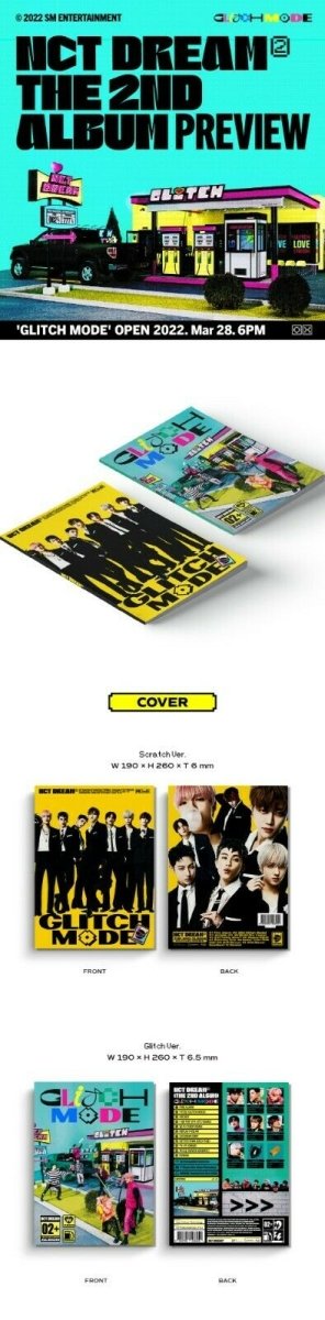 NCT DREAM - Glitch Mode (Photobook Ver. You Can Choose Version