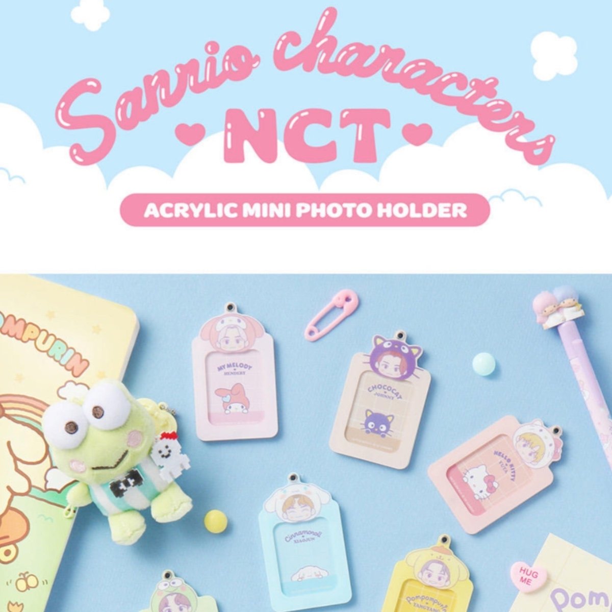 NCT x SANRIO TOWN Official Acrylic Mini Photocard Holder – K-STAR