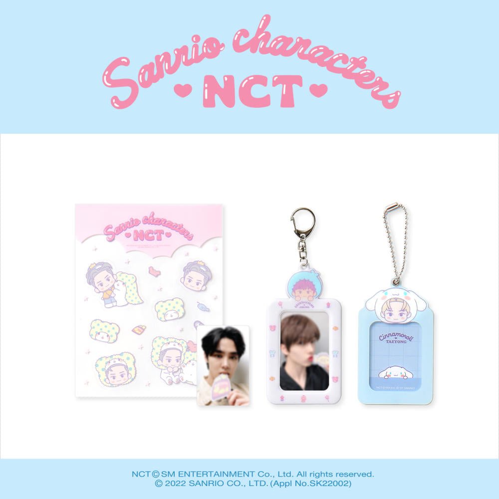 NCT x SANRIO TOWN Official Photocard Holder Keyring + Photocard