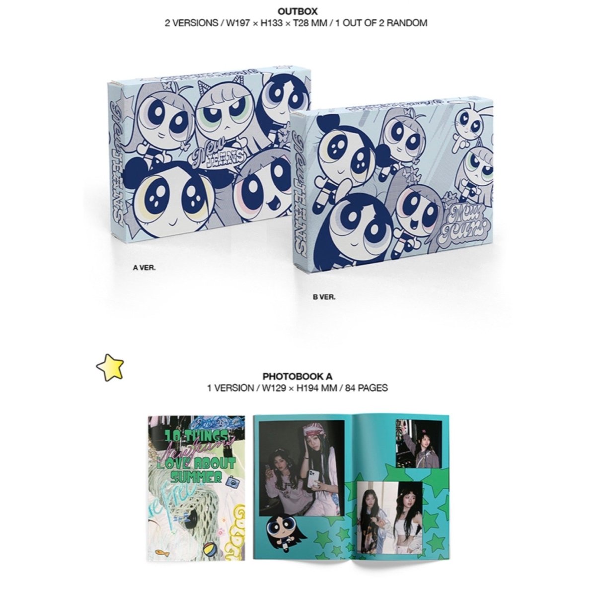 NewJeans - Get Up 2nd EP Album ( The PowerPuff Girls x NJ Box Ver ) – K-STAR