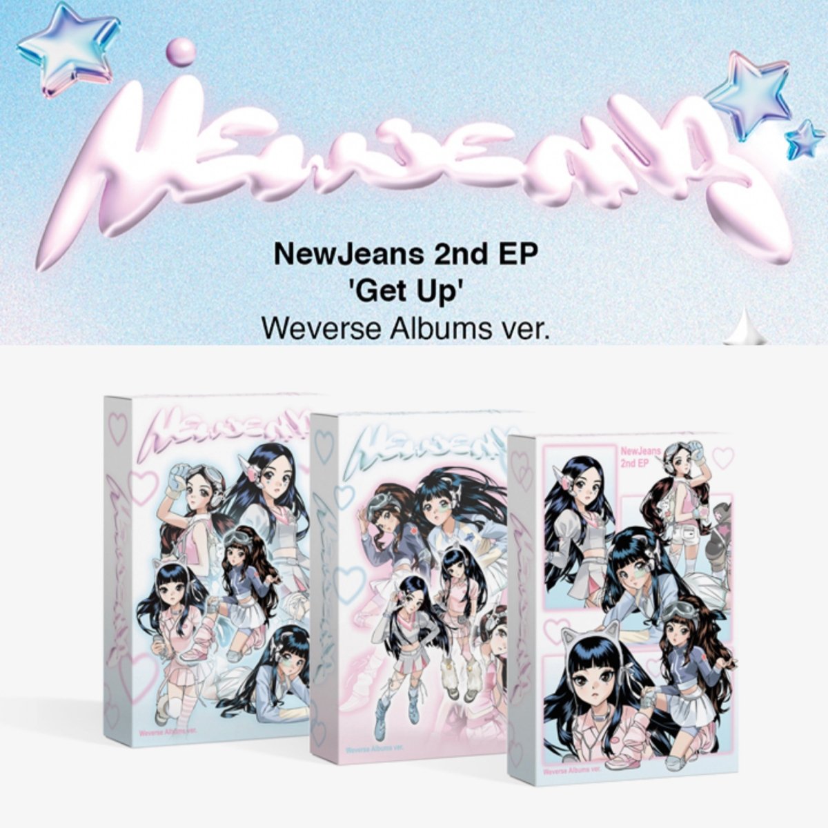 2nd　Albums　Get　Weverse　EP　–　Up　NewJeans　Ver　Album　K-STAR