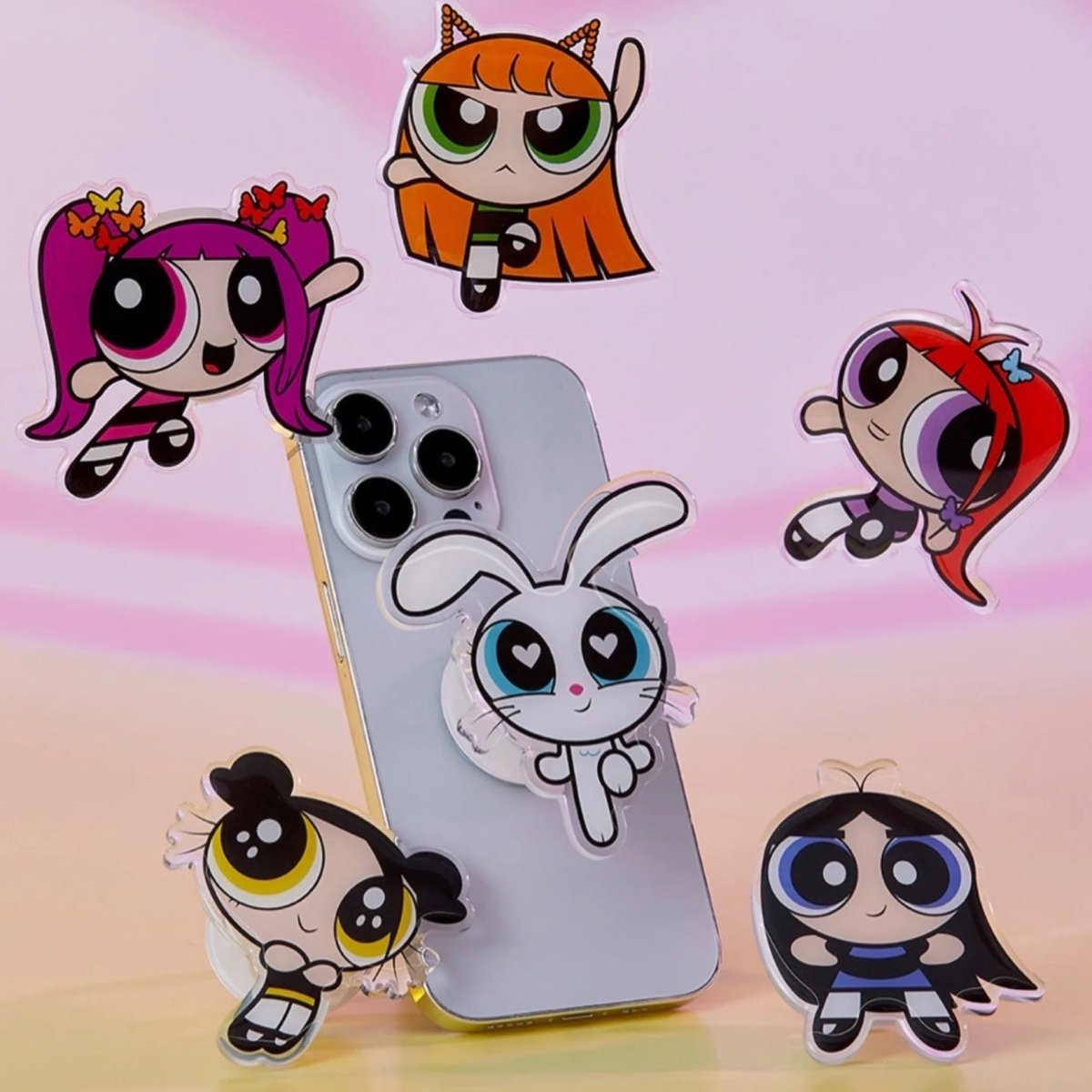NEWJEANS x THE POWERPUFF GIRLS Official Acrylic Smart Tok – K-STAR