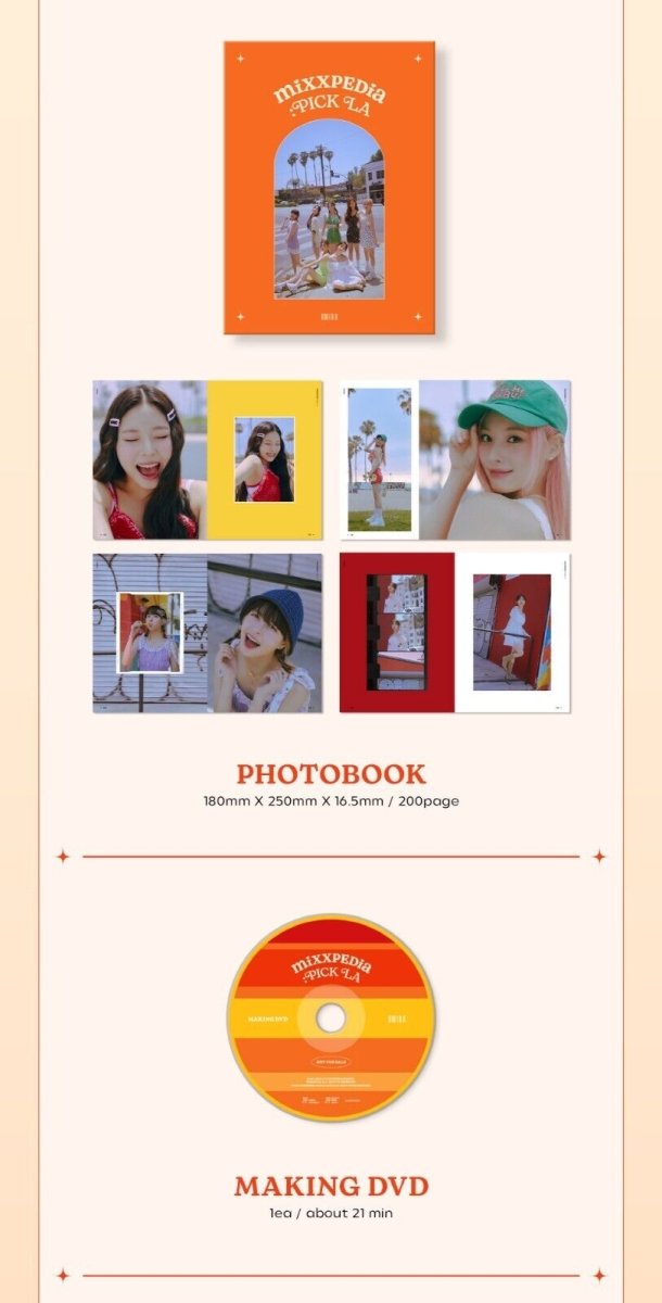 NMIXX - 1st Photobook [ MIXXPEDIA : PICK LA ] + Pre-Order Benefit