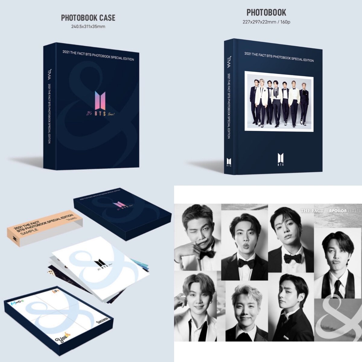 OFFICIAL 2021 THE FACT BTS PHOTOBOOK SPECIAL EDITION – K-STAR