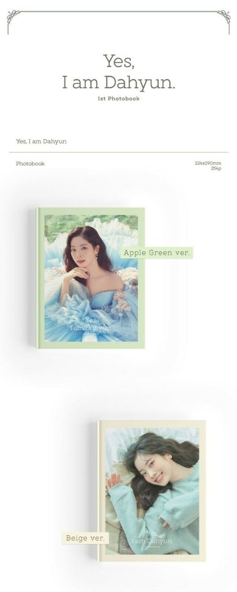 OFFICIAL TWICE DAHYUN - Yes, I am DAHYUN 1st Photobook – K-STAR