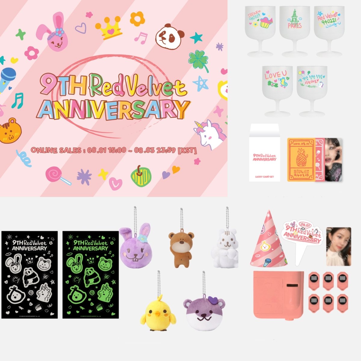 RED VELVET 9th Anniversary Official MD – K-STAR