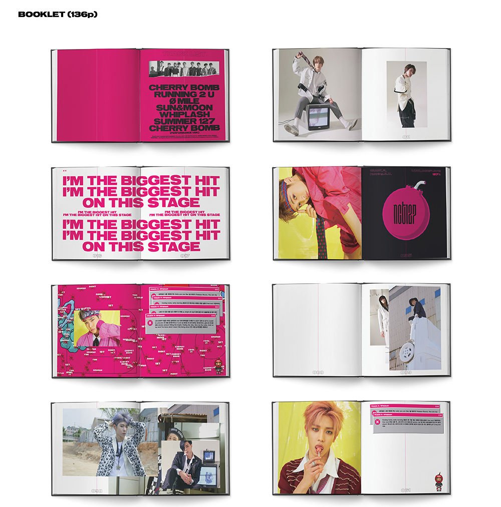 NCT 127★12点まとめ売り　雑誌W　Cherry Bomb 　トレカ NCT 127 Official PHOTOCARD 3rd Mini Album CHERRY BOMB Photo
