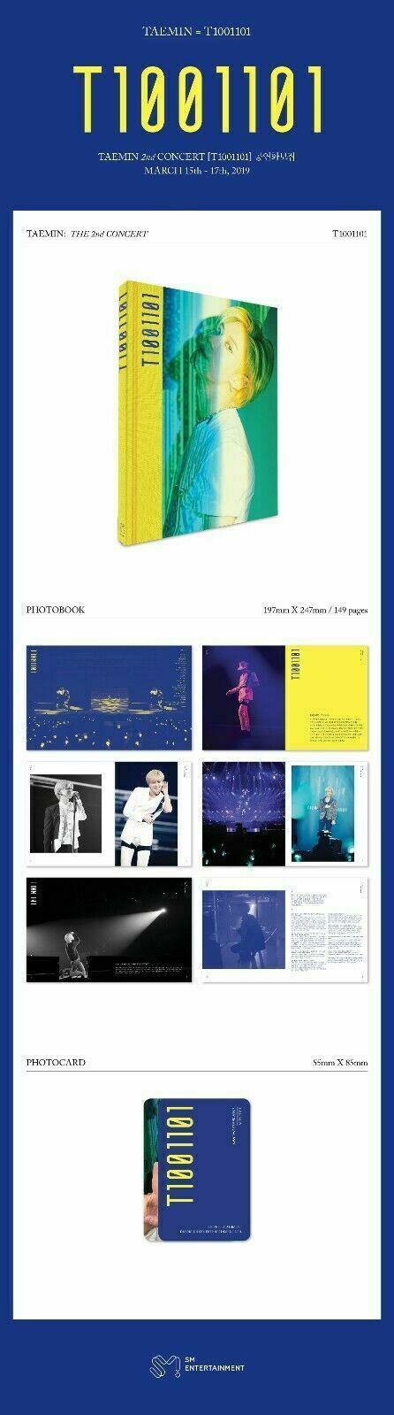 SHINee TAEMIN T1001101 2nd CONCERT PHOTOBOOK