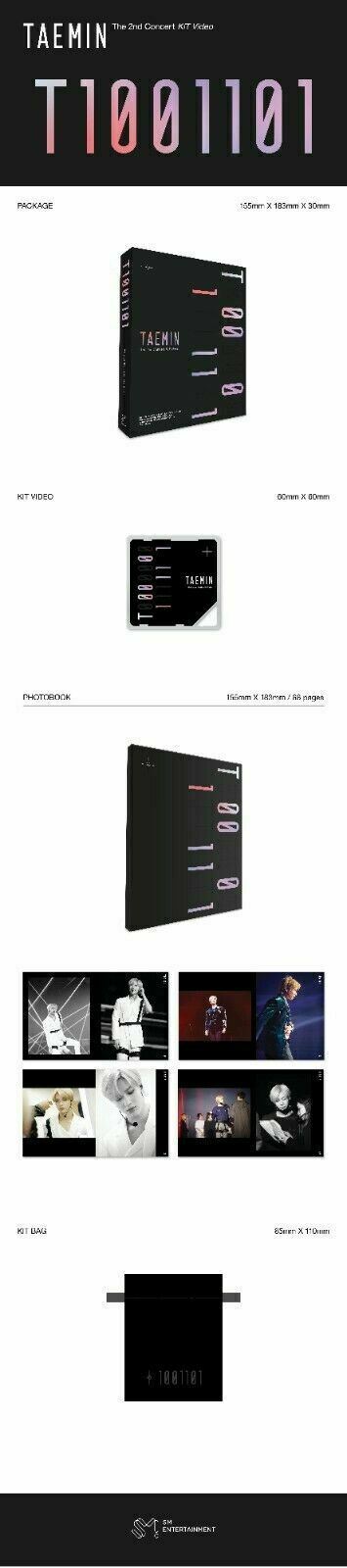SHINee TAEMIN T1001101 2nd CONCERT KIT (Video+Photobook)