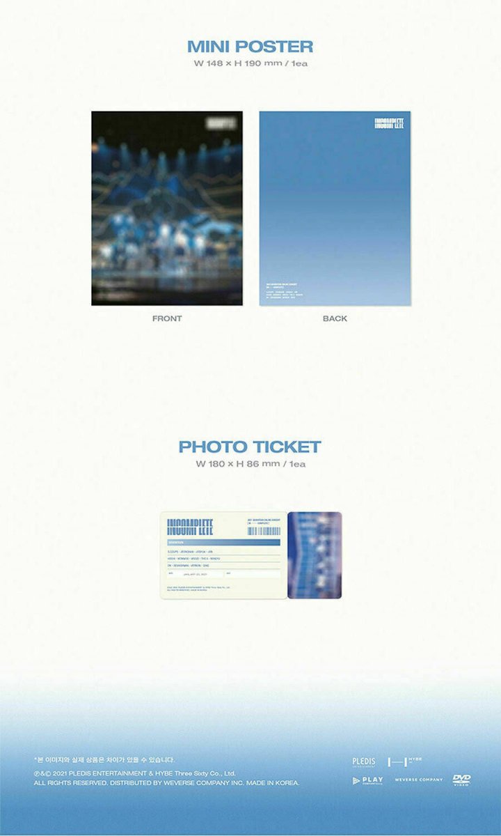 SEVENTEEN 2021 ONLINE CONCERT IN-COMPLETE DVD - K-STAR