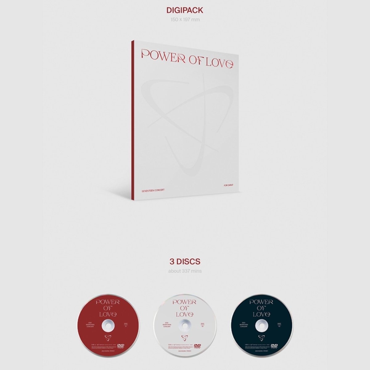 SEVENTEEN SVT OFFICIAL 2021 POWER OF LOVE CONCERT DVD