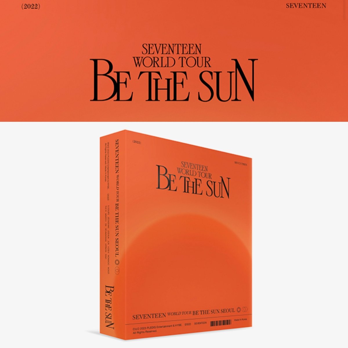 SEVENTEEN - World Tour BE THE SUN SEOUL DVD