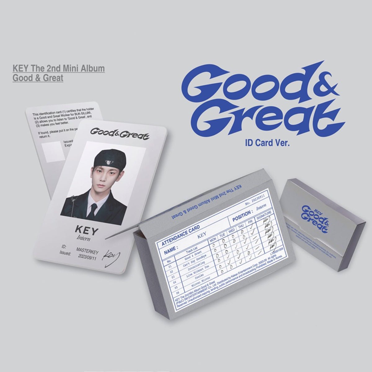 SHINee KEY - Good & Great ID Card Ver. – K-STAR
