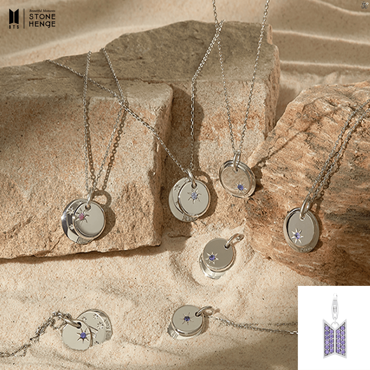 [STONEHENgE x BTS] Moment Of Light BIRTH Necklace Version (Free Shipping)