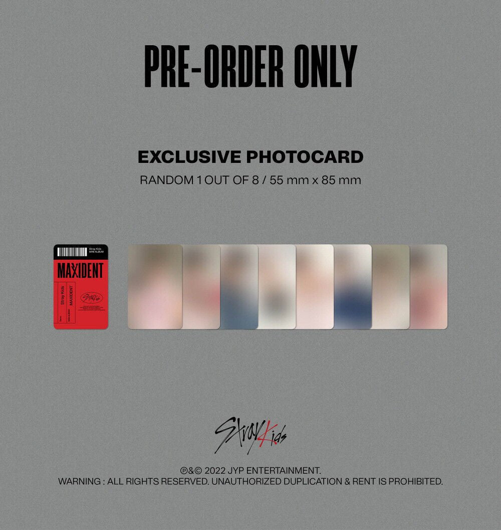 STRAY KIDS - MAXIDENT (CASE Version) / You Can Choose Member - K-STAR