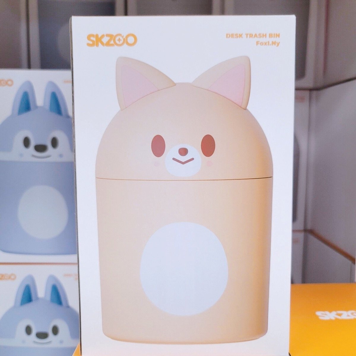 STRAY KIDS x SKZOO Pop-Up Store Official Desk Trash Bin - K-STAR
