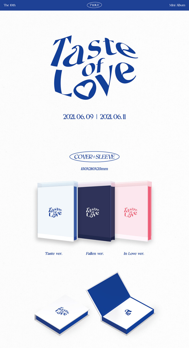 TWICE - Taste of Love (You can Choose Version) – K-STAR TWICE - Taste of Love (You can Choose Version) – K-STAR