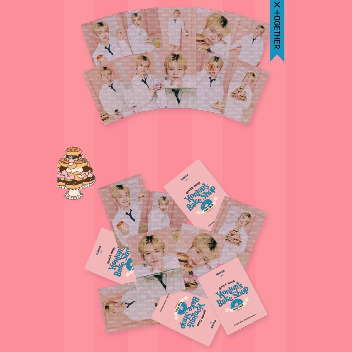 Yeonjun’s Bake Shop - Yeonjun online Birthday Merch Photocard Set 2022