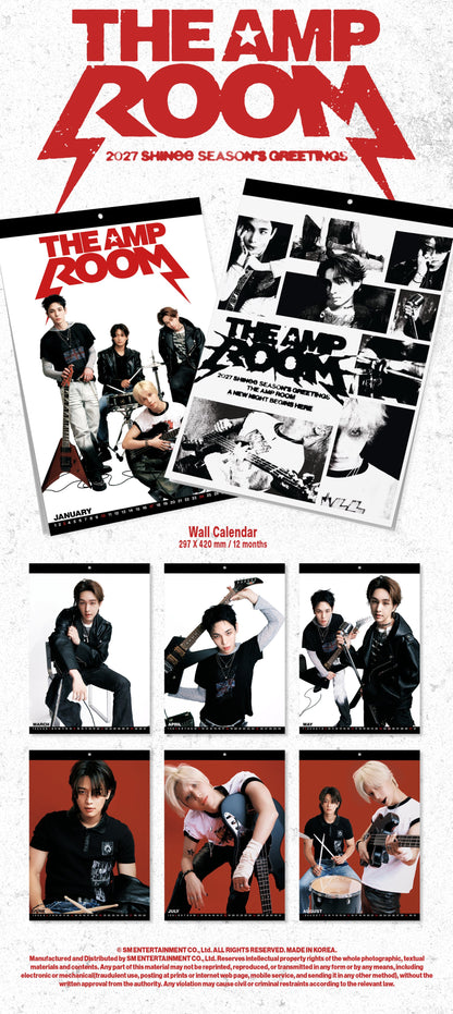 SHINee - THE AMP ROOM 2027 Season's Greetings + POB or Wall Calendar