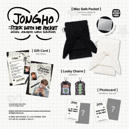ATEEZ JONGHO Stick With Me Pocket 2026 New Edition Official MD (Pre Order DECEMBER 2026)