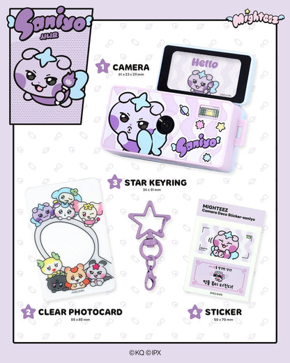 ATEEZ MIGHTEEZ Official Mini Keyring Candy Camera