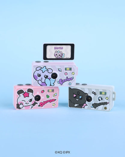 ATEEZ MIGHTEEZ Official Mini Keyring Candy Camera