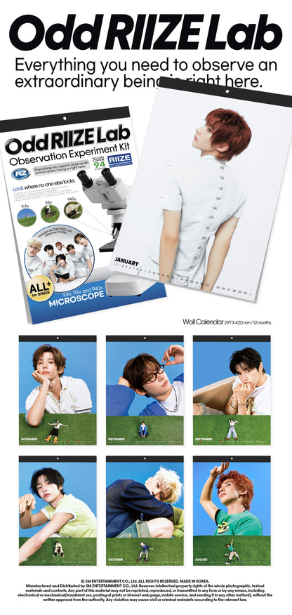 RIIZE - ODD RIIZE LAB 2027 Season's Greetings + POB or Wall Calendar