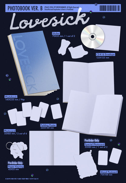ITZY CHAERYEONG - LOVESICK 1st Mini Album PHOTO BOOK Ver
