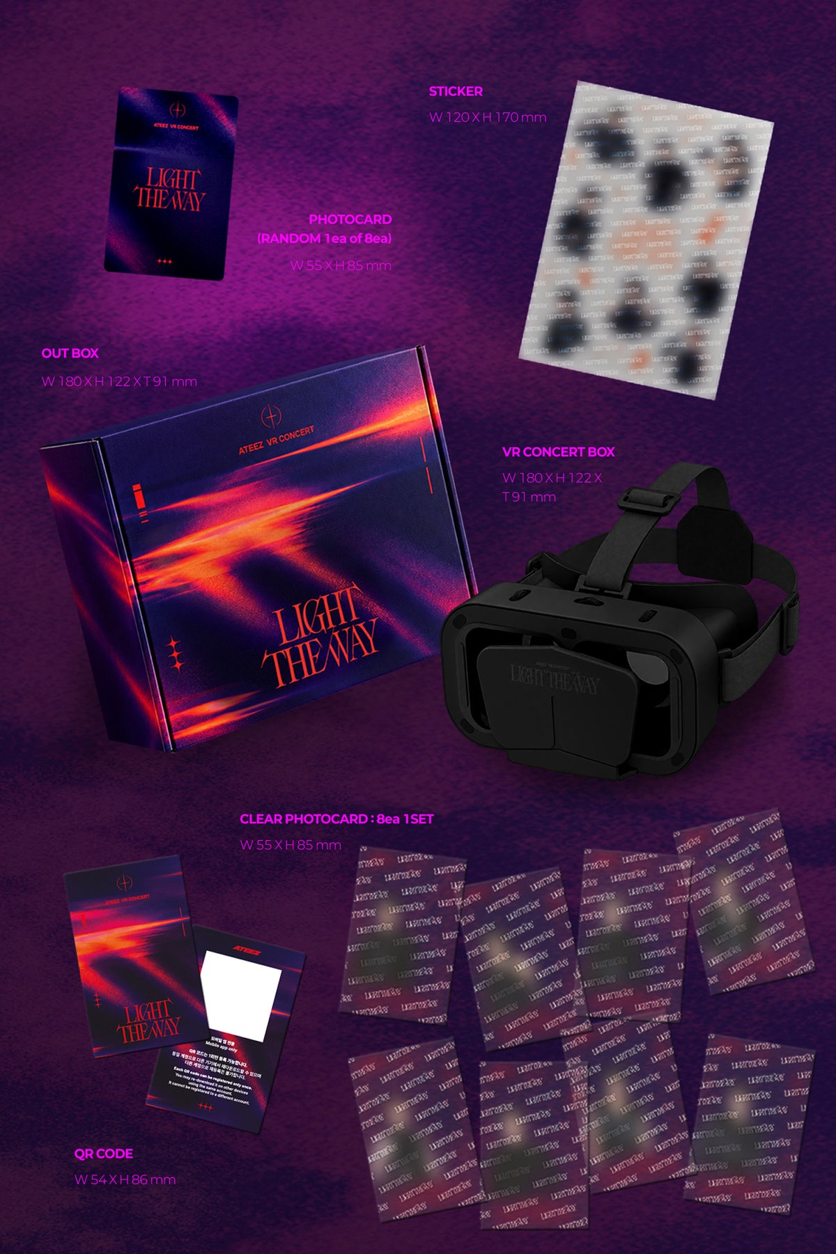 ATEEZ VR CONCERT BOX LIGHT THE WAY Package (Pre Order MARCH 2027)
